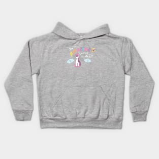 you are amazing just the way you are unicorn Kids Hoodie